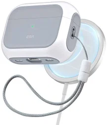 ESR Orbit Hybrid HaloLock Apple AirPods Pro 1/2 Hoesje MagSafe Wit afbeelding