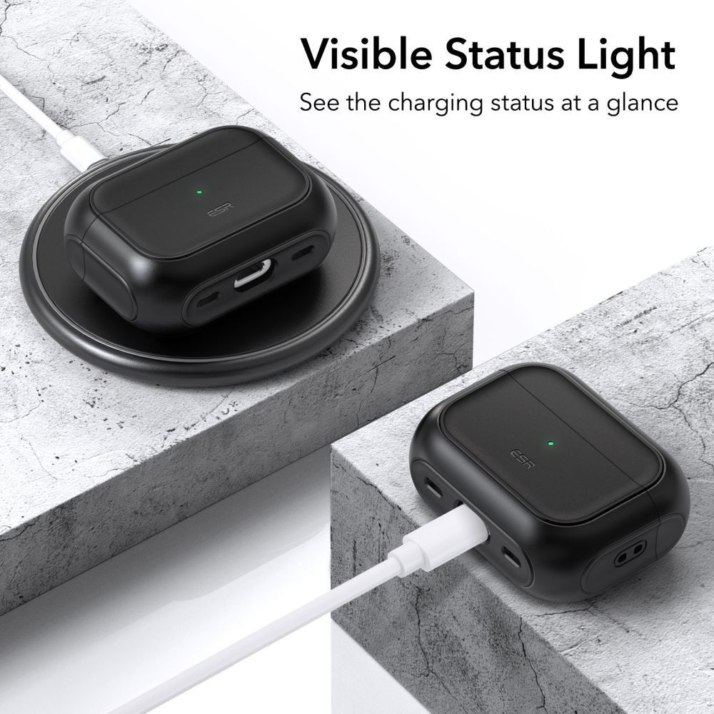 ESR Orbit Hybrid HaloLock Apple AirPods Pro 1/2 Hoesje MagSafe Zwart afbeelding 7