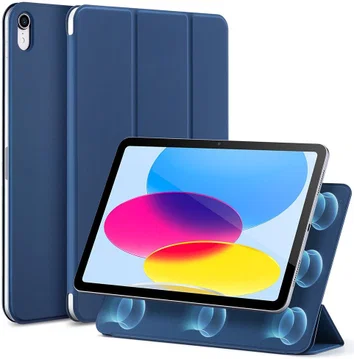 ESR Rebound Magnetic iPad 11 (2025) / 10.9 (2022) Hoes Tri-Fold Book Case Blauw