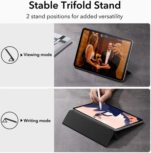 ESR Rebound Magnetic iPad 11 (2025) / 10.9 (2022) Hoes Tri-Fold Book Case Blauw afbeelding 4