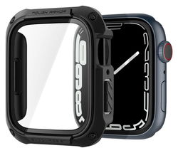 Spigen Tough Armor Pro - Apple Watch 7/8/9 45MM Case - Full Protect - Zwart afbeelding