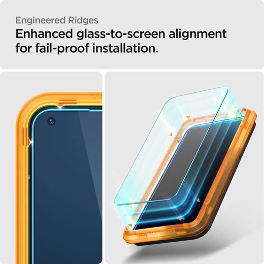 Spigen ALM Fit Glas.tR Nothing Phone 1 Screen Protector (2-Pack) afbeelding 8