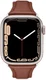 Spigen Cyrill Apple Watch Bandje - 4-10/SE - 38/40/41/42MM - Echt Leer Bruin afbeelding 6