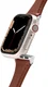 Spigen Cyrill Apple Watch Bandje - 4-10/SE - 38/40/41/42MM - Echt Leer Bruin afbeelding 8