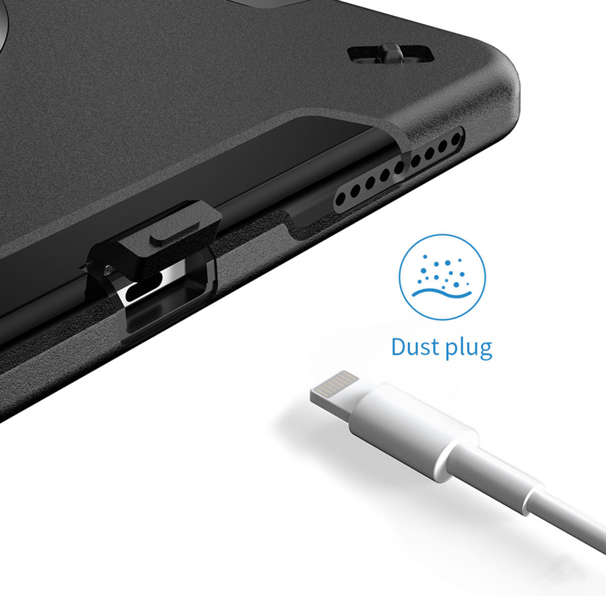 4smarts Rugged Grip iPad Pro 12.9 (2018/2020/2021/2022) Hoes Zwart afbeelding 6