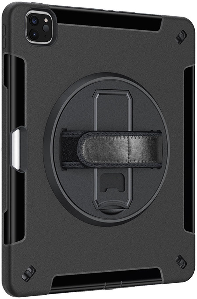 4smarts Rugged Grip iPad Pro 12.9 (2018/2020/2021/2022) Hoes Zwart afbeelding 2
