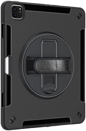 4smarts Rugged Grip iPad Pro 12.9 (2018/2020/2021/2022) Hoes Zwart afbeelding 2