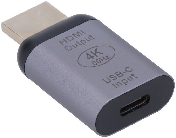 USB-C Female naar HDMI Male Adapter 4K Resolutie 60Hz Converter afbeelding 1