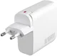 4smarts Flex Pro 100W 1x USB 3x USB-C Snellader Met Verlengkabel Wit afbeelding 6