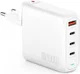 4smarts Flex Pro 100W 1x USB 3x USB-C Snellader Met Verlengkabel Wit afbeelding 7