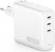 4smarts GaN Flex Pro 140W 3x USB-C Snellader PD Adapter Wit afbeelding 2