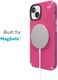 Speck Presidio2 Grip Apple iPhone 14 Hoesje MagSafe Back Cover Roze afbeelding 4