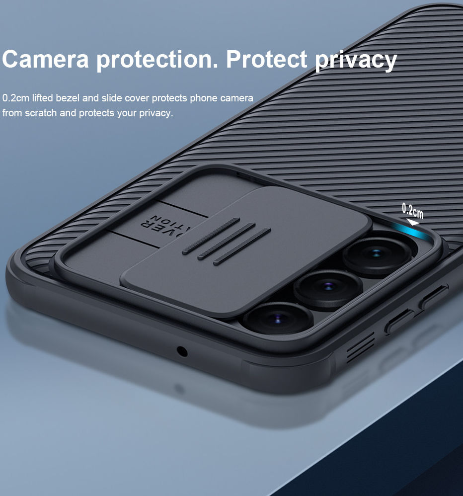 Nillkin CamShield Samsung Galaxy S23 Plus Hoesje Camera Slider Groen afbeelding 4