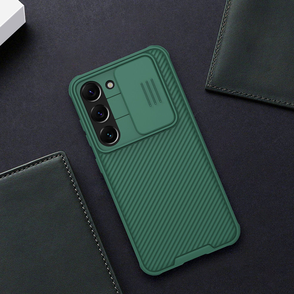 Nillkin CamShield Samsung Galaxy S23 Plus Hoesje Camera Slider Groen afbeelding 11