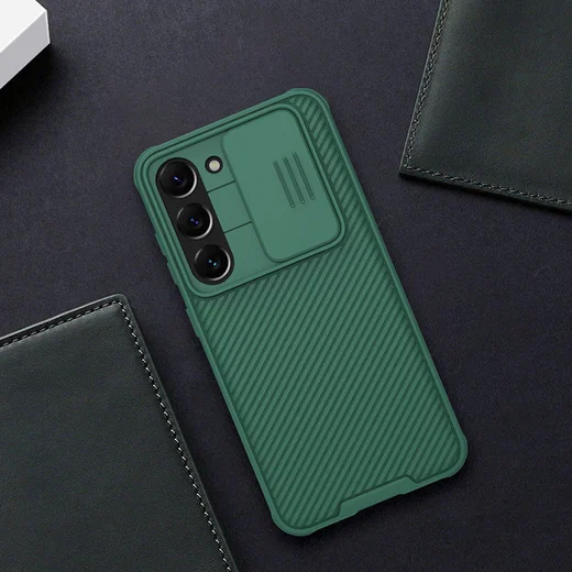 Nillkin CamShield Samsung Galaxy S23 Plus Hoesje Camera Slider Groen afbeelding 11