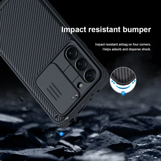 Nillkin CamShield Samsung Galaxy S23 Plus Hoesje Camera Slider Groen afbeelding 5