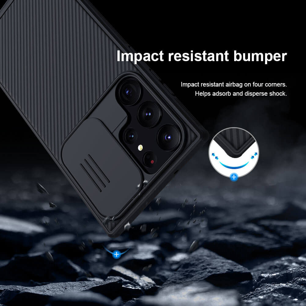 Nillkin CamShield Samsung Galaxy S23 Ultra Hoesje Camera Slider Zwart afbeelding 6