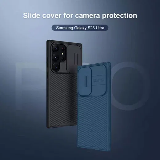 Nillkin CamShield Samsung Galaxy S23 Ultra Hoesje Camera Slider Zwart afbeelding 10