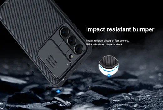 Nillkin CamShield Samsung Galaxy S23 Ultra Hoesje Camera Slider Groen afbeelding 5