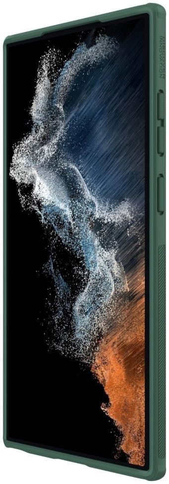 Nillkin Super Frosted Shield Samsung Galaxy S23 Ultra Hoesje Groen afbeelding 12
