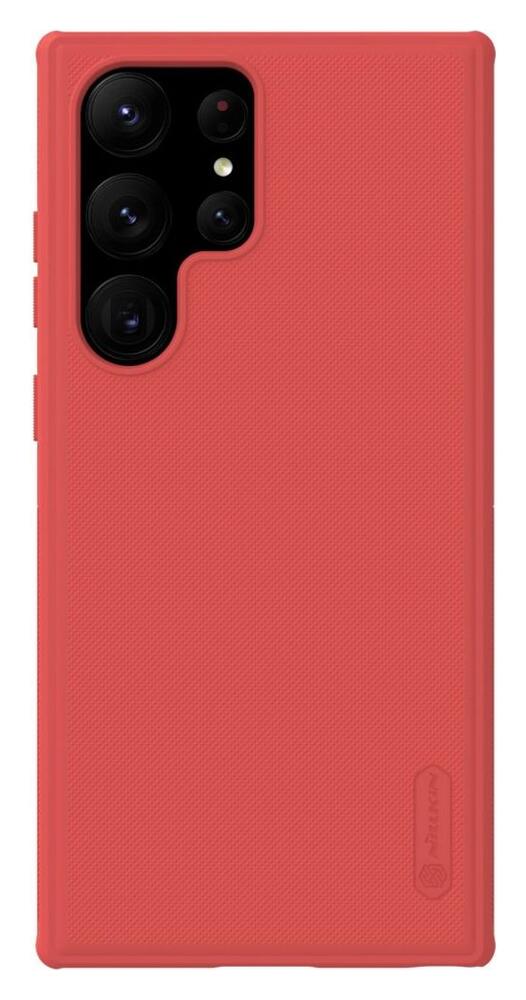 Nillkin Super Frosted Shield Samsung Galaxy S23 Ultra Hoesje Rood afbeelding 1