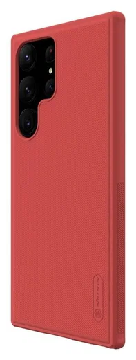 Nillkin Super Frosted Shield Samsung Galaxy S23 Ultra Hoesje Rood afbeelding 11