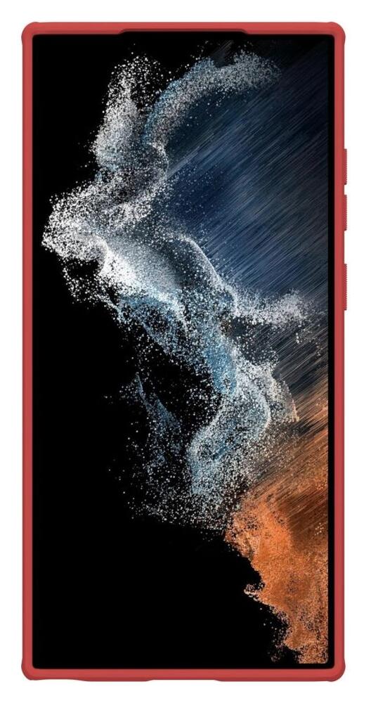 Nillkin Super Frosted Shield Samsung Galaxy S23 Ultra Hoesje Rood afbeelding 10