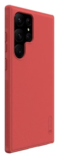 Nillkin Super Frosted Shield Samsung Galaxy S23 Ultra Hoesje Rood afbeelding 2