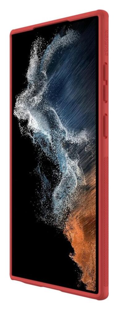 Nillkin Super Frosted Shield Samsung Galaxy S23 Ultra Hoesje Rood afbeelding 12