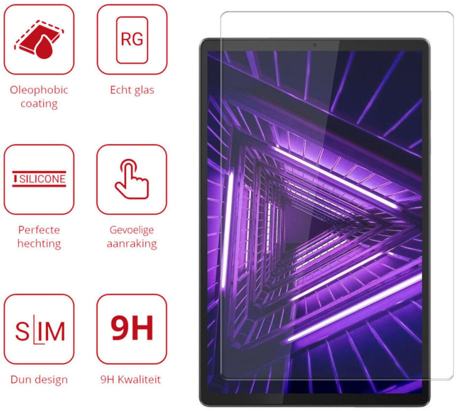 Rosso Lenovo Tab M10 Plus/FHD Plus 9H Tempered Glass Screen Protector afbeelding 2