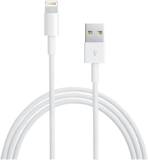 Originele Apple USB-A naar Lightning Kabel 0.5 Meter Wit afbeelding 1