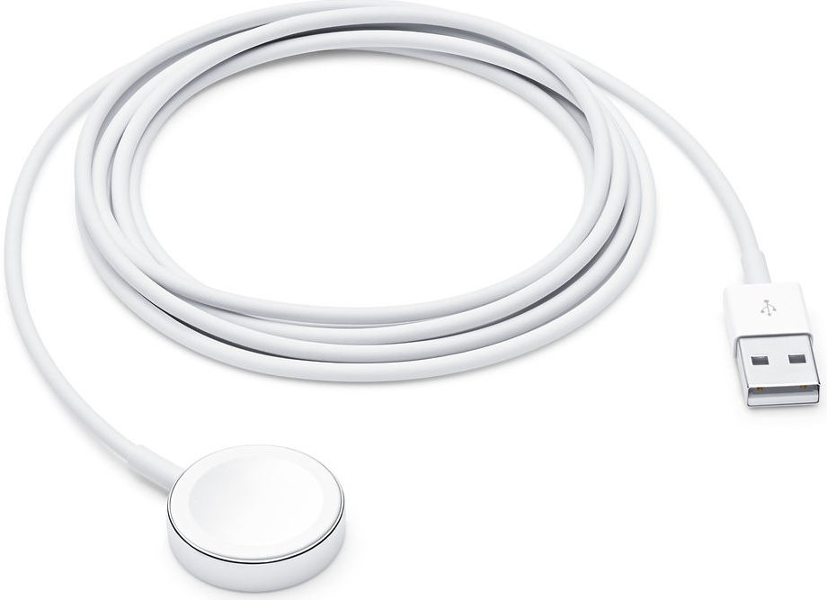 Originele Apple Magnetische USB-A Kabel voor Apple Watch 2 Meter Wit afbeelding 1