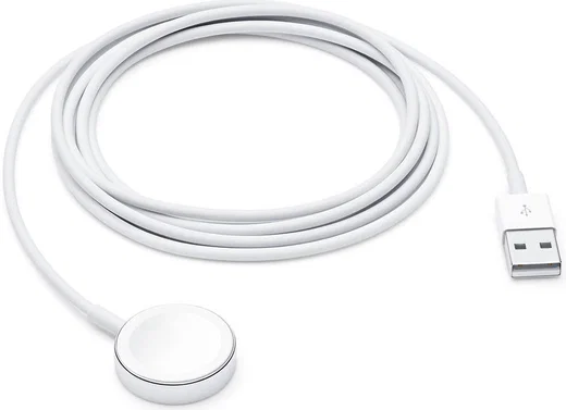 Originele Apple Magnetische USB-A Kabel voor Apple Watch 2 Meter Wit afbeelding 1