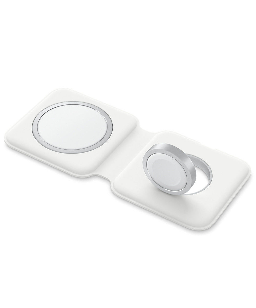 Originele Apple Dubbele MagSafe Oplader 15W iPhone en Apple Watch Wit afbeelding 2