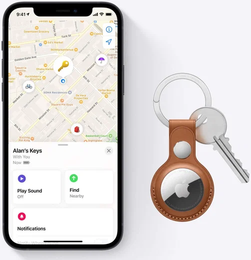 Originele Apple AirTag Object Tracker met Apple Zoek Mijn-App (1-Pack) afbeelding 3