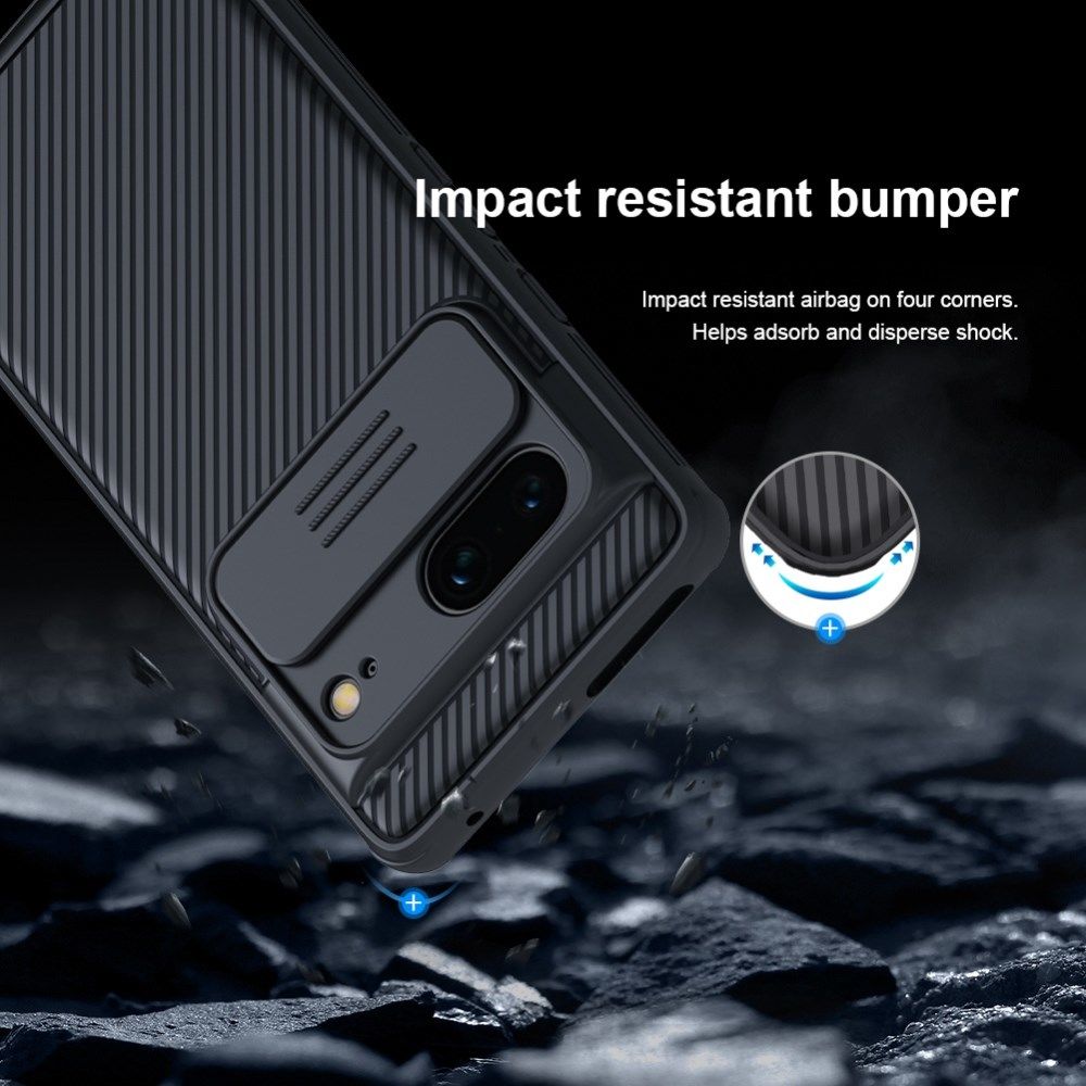 Nillkin CamShield Google Pixel 7 Hoesje met Camera Slider Zwart afbeelding 5