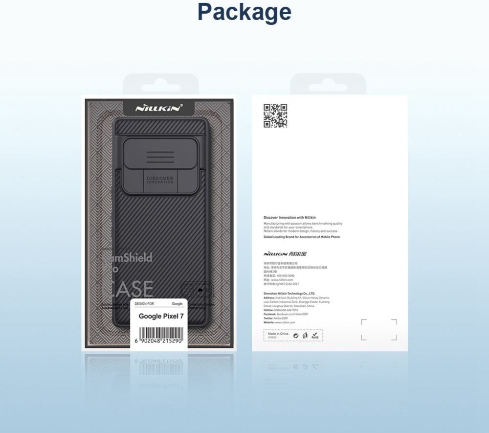 Nillkin CamShield Google Pixel 7 Hoesje met Camera Slider Zwart afbeelding 12