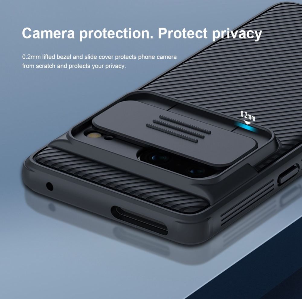 Nillkin CamShield Google Pixel 7 Hoesje met Camera Slider Zwart afbeelding 4