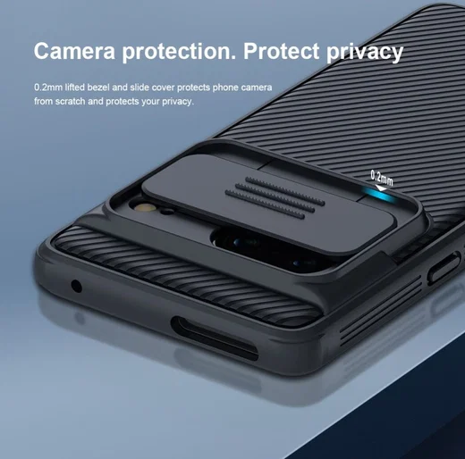 Nillkin CamShield Google Pixel 7 Hoesje met Camera Slider Zwart afbeelding 4