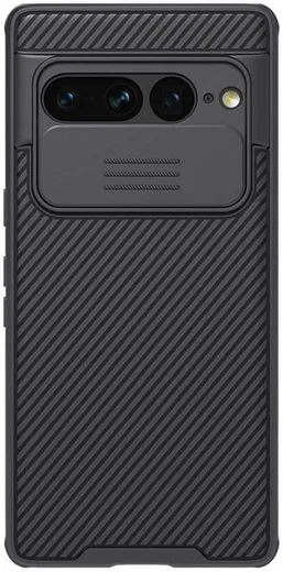 Nillkin CamShield Google Pixel 7 Pro Hoesje met Camera Slider Zwart afbeelding 1