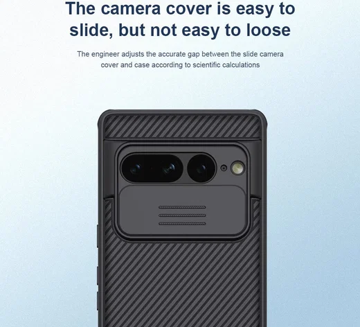 Nillkin CamShield Google Pixel 7 Pro Hoesje met Camera Slider Zwart afbeelding 13