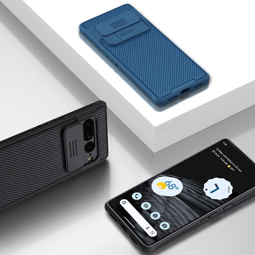 Nillkin CamShield Google Pixel 7 Pro Hoesje met Camera Slider Zwart afbeelding 15