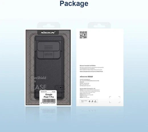 Nillkin CamShield Google Pixel 7 Pro Hoesje met Camera Slider Zwart afbeelding 19