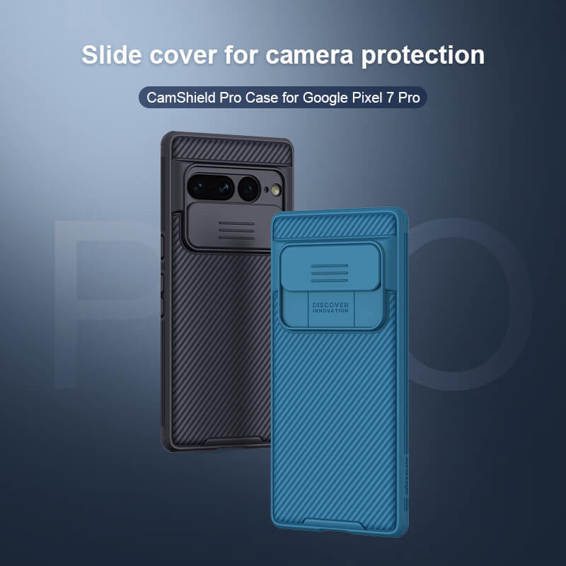 Nillkin CamShield Google Pixel 7 Pro Hoesje met Camera Slider Zwart afbeelding 6
