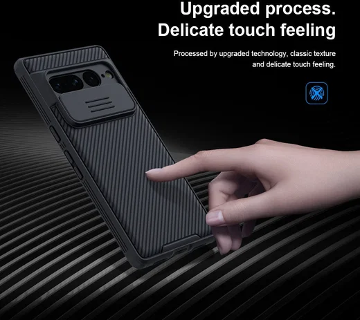 Nillkin CamShield Google Pixel 7 Pro Hoesje met Camera Slider Zwart afbeelding 9