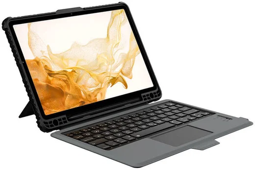 Nillkin Samsung Galaxy Tab S8+ / S7+ Hoes met Bluetooth Toetsenbord afbeelding 1