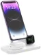 3 in 1 Draadloze MagSafe Oplader 15W iPhone/AirPods/Watch Wit afbeelding 1