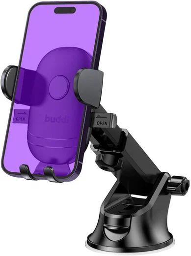 Buddi Way Universele Telefoonhouder Auto Dashboard/Raam met Zuignap afbeelding 2
