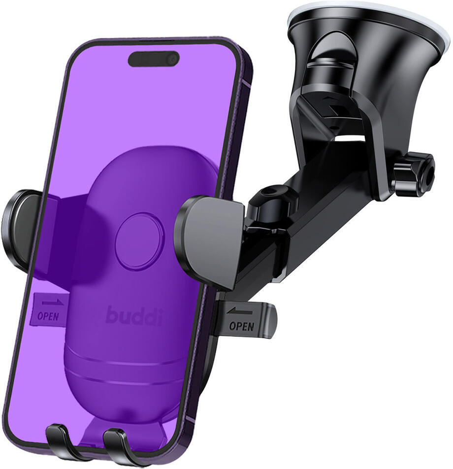 Buddi Way Universele Telefoonhouder Auto Dashboard/Raam met Zuignap afbeelding 1