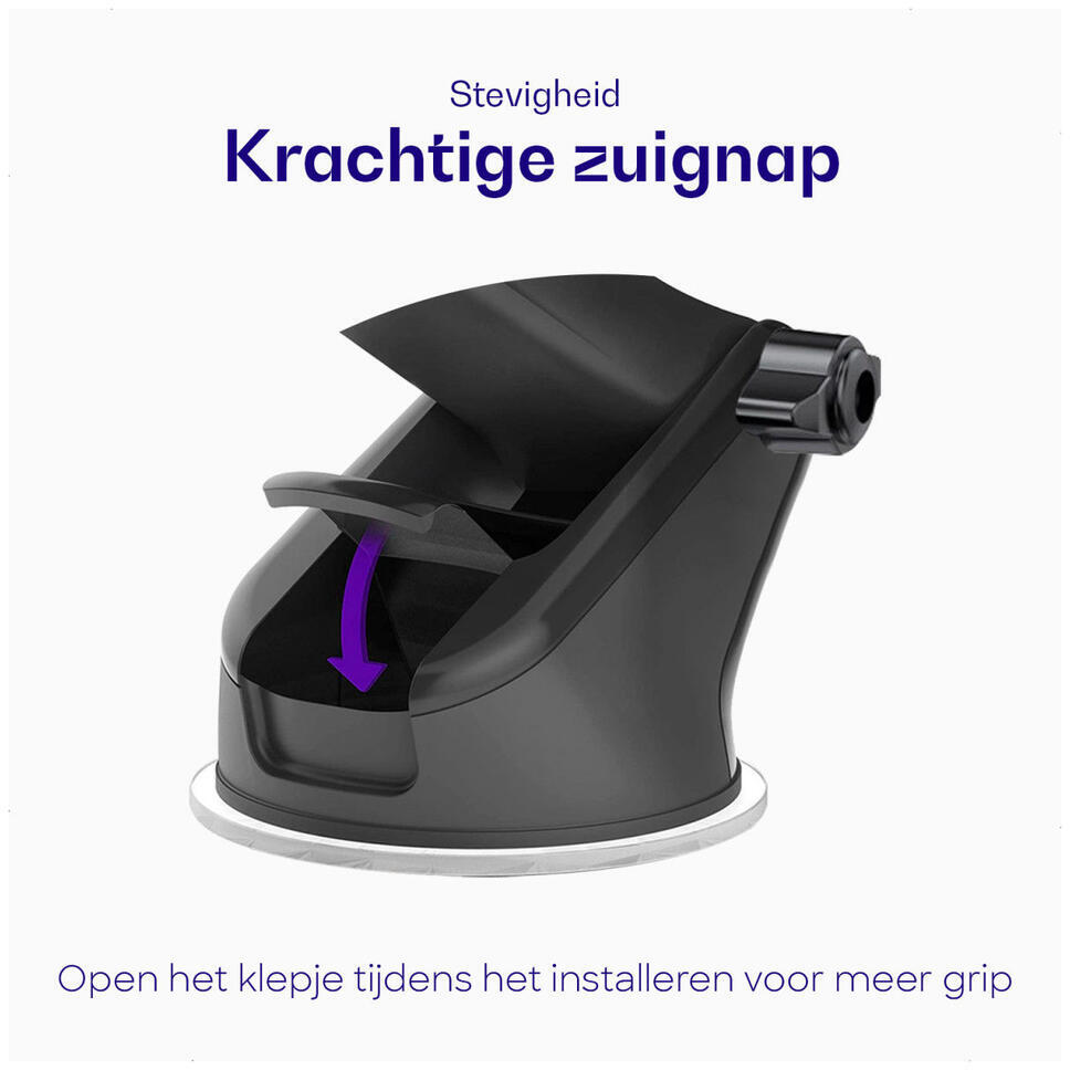 Buddi Way Universele Telefoonhouder Auto Dashboard/Raam met Zuignap afbeelding 5